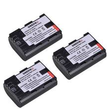 3 Pack LPE6 LP-E6 LP E6 E6N Battery for Canon EOS 5DS R 5D Mark II 5D Mark III 6D 7D 80D EOS 5DS R 7DII 70D Camera 2024 - buy cheap