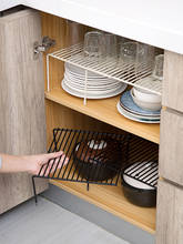 Adjustable Kitchen Organizer Storage Shelf Kitchen Dish Plate Drying Rack Organizer Drainer Plastic Storage Holder 2024 - buy cheap