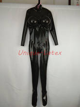 MEN LATEX CATSUIT WITH INFLATABLE BREAST CROSS-DRESSER LATEX UNITARD 2024 - buy cheap