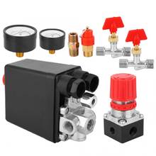 Válvula de controle de pressão, conjunto quadrado de quatro buracos para compressor de ar, peça para acessórios 2024 - compre barato