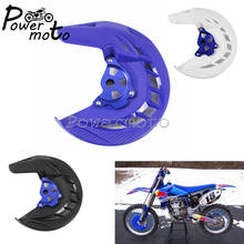 Capa para disco de freio de motocicleta, cobertura protetora de freio frontal para dirt bike enduro supermoto yamaha yz wr 125 250 450 426 2016-2019 2024 - compre barato