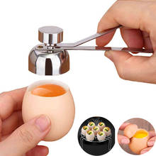 Ножницы для открывания яиц из нержавеющей стали вареное яйцо Топпер оболочка резак молоток сырое яйцо крекер сепаратор открывалка для яиц кухонные инструменты 2024 - купить недорого