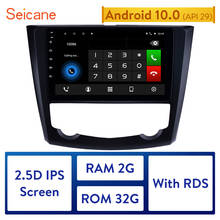 Seicane 9"Android 10.0 HD Touchscreen Car Bluetooth Wifi Multimedia Player For 2016 2017 Renault Kadjar GPS Navigation with RDS 2024 - buy cheap