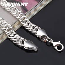 Collar de cadena de eslabones para hombre y mujer, de 10MM de plata 925, joyería de moda, regalos 2024 - compra barato