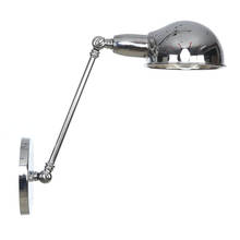 Retro Loft Vintage LED Wall Lights Minimalist Silver Iron Rocker Arm Wandlamp Bedside Light Industrial Wall Lamp Applique Murale 2024 - buy cheap