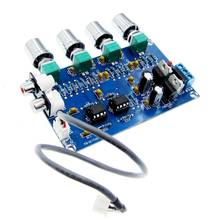 XH-M164 NE5532 Tone Amplifier Board Preamplifier 4 Way Adjust 2 Channel Audio Amplifier Board AC 12V-15V Power Supply 2024 - buy cheap