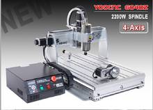 EU,DE,Free VAT 4 axis CNC 6040 2200w 2.2KW USB port USB Mach3 CNC Router / Milling Machine/Engraver Engraving Machine 220V/AC 2024 - buy cheap