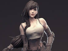 Tifa-kit de figuras de resina sem pintura, modelo de escala 1/6, fantasia final vii, montagem automática, conjunto de figura de anime colorido no.28 2024 - compre barato