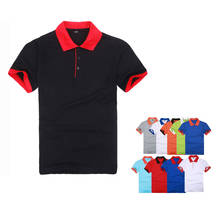 Polo personalizado para hombre, camiseta de manga corta con solapa, camisa Cultural con logotipo, ropa de fábrica, estampado o texto bordado 2024 - compra barato