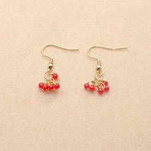 Korean Style 316L Stainless Steel Brief Handwork Beads Women Drop Earrings 2024 - buy cheap