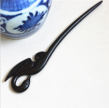 Black sandalwood hairpin classic walking Han clothing accessories national style hairpin simple ancient style 2024 - buy cheap