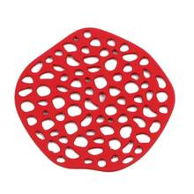 Jóias de cor vermelha irregular diy findings4cm x 4 cm, 10 pces doreenbeads moda série geométrica pingente liga à base de zinco 2024 - compre barato