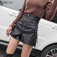 Shorts Women High Waist Abdomen Solid Fashionable Leisure All-match Stylish Chic Streetwear Korean Style Elegant Simple Autumn 2024 - buy cheap