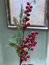 70cm Artificial Cedar Berry Plant Branch Red Plastic Christmas Fruit Flower Arrangement Material Hotel Shop Christmas Home Decor 2024 - buy cheap