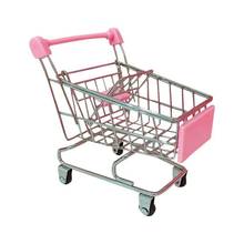 Mini Simulation Small Supermarket Shopping Cart Creative Mini Children Handcart Utility Cart Pretend Play Toys Strollers 2024 - buy cheap