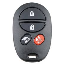 Интеллектуальный Автомобильный ключ дистанционного управления 4 кнопки автомобильный брелок подходит для Toyota Sienna 2004-2009 315Mhz Gq43Vt20T 2024 - купить недорого