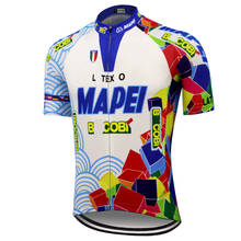 Classic Cycling jersey MAPEI ropa ciclismo mtb jersey retro bike clothing breathable bicycle clothes maillot ciclismo 2024 - buy cheap