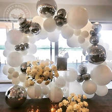 NEW Macarone White Balloon Small Latex Balloons Inflatable Helium Baloon Happy Birthday Party Decoration Wedding Decor Supplies 2024 - buy cheap