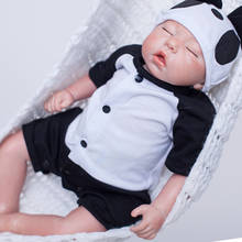 OtardDolls Bebe Reborn boneca 20 дюймов Reborn Baby Doll мягкий виниловый силиконовый Новорожденный Младенец одежда с пандой для детей Подарки 2024 - купить недорого