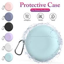 High Quality Earphone Case Silicone Impact-resistant Precise Holes Protective Earphone Box For Huawei Freebuds 3 2024 - buy cheap