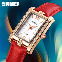 Fashion Quartz Women's Watches Original Brand SKMEI Watch Simple Design Ladies Casual Dress Wristwatch Crystal Clock For Gift 2024 - buy cheap