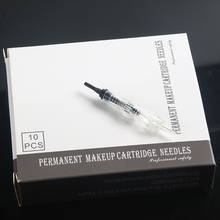 10PCS Black pearl revolution tattoo needles permanent makeup microblading needles 1RL 0.15/0.16/0.2/0.3mm for tattoo machine 2024 - buy cheap