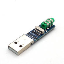 Tarjeta de sonido MINI USB PCM2704, placa decodificadora DAC de 5V alimentada por USB para PC y ordenador 2024 - compra barato