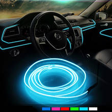 Lâmpada led de atmosfera interior para carro, luz ambiente fria para bmw m3, m5, e46, e39, e36, e90, e60, f30, e30, e34, f10, e53, f20, e87, x3, x5 2024 - compre barato