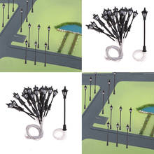 40pcs  LED Street Lights Street Lamp Accessories Model Train  Miniature  HO OO Scale LEDs for Miniatures Landscape Decor 2024 - buy cheap