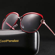 CoolPandas-gafas de sol polarizadas con gradiente para mujer, lentes de lujo, marca 2024 - compra barato