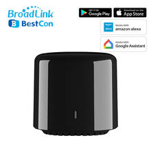 Broadlink-mando a distancia Bestcon RM4C Mini Universal IR, 4G, WiFi, IR, funciona con asistente de Google, Alexa, automatización inteligente del hogar 2024 - compra barato