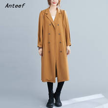 long sleeve vintage for women casual loose spring autumn blazer dress elegant clothes 2021 ladies dresses 2024 - buy cheap