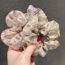 10 Pcs/Lot, Spring Summer 2021 Floral Fabric Hair Scrunchies Elastic Hair Bands, Women Girls Hair Ties Ponytail Holders 2024 - buy cheap