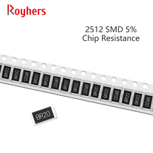 100Pcs 2512 SMD Resistor Kit 5% Tolerance 0R-22M 2.7K 3K 3.3K 3.6K 3.9K 4.3K 4.7K 10 Ohm Full Value Available DIY Assorted Set 2024 - buy cheap