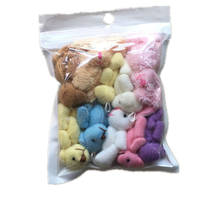 10PCS Mix Small 4-5CM Rabbit , Bear Mix Plush Stuffed Toy Doll , Little Decoration Plush Toys 2024 - buy cheap