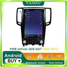 Автомобильный стерео MP3-плеер Android GPS для-Infiniti G25 G37 2004-2013, автомобильное радио, мультимедийный DVD-плеер в стиле Тесла, HD вертикальный экран 2024 - купить недорого