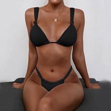 Solid Bikinis Swimsuits Women Push Up Swimwear Low Waist Bathing Suit Biquini Brazilian Bikini 2021 New Beachwear Biquini #T4G 2024 - buy cheap