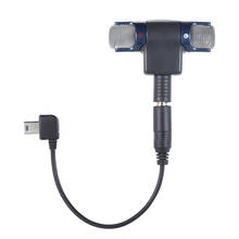 Micrófono estéreo externo para cámara de acción deportiva, Cable adaptador Micro USB de 3,5mm a Mini, para GoPro Hero 3 3 + 4, AEE 2024 - compra barato