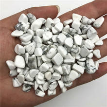 Wholesale 50g 7-9mm Natural White Turquoise Crystal Gravel Rock Polished Stones Healing Natural Quartz Crystals 2024 - buy cheap