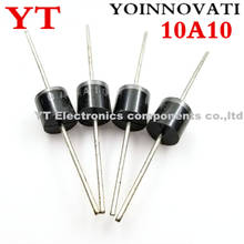 200pcs/lot 10A10 10A 1000V 1KV 10 R-6 Amp Axial Rectifier Diode. 2024 - buy cheap