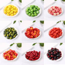 30Pcs Artificial Mini Simulation Small Foam Plastic Fake Artificial Fruit and Vegetables House Party Kitchen Wedding Decoration 2024 - buy cheap