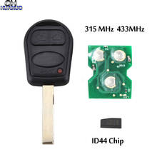 Chave remota com 3 botões, chip interno de 315mhz ou 433mhz 44 para land range rover l322, vogue hse 2024 - compre barato