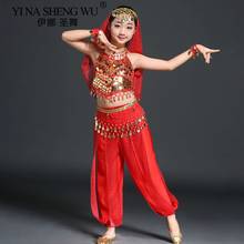 Kids Oriental Dance Set Belly Dance Costumes Girls Belly Dancing India Belly Dance Clothes Bellydance Child Kids Indian Costumes 2024 - compre barato
