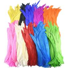 50Pcs/Lot Rooster Feather Decor Rooster Tail Feathers for Decoration 30-35cm 12-14" Wedding Feathers Decoration Carnival Plumas 2024 - buy cheap