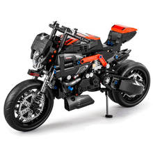 DIY детский мотоцикл детский блок Rc мотоцикл игрушка для детей модель мотоцикла гоночный автомобиль мотоцикл блоки для детей 2024 - купить недорого