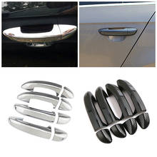 For Volkswagen VW Passat CC 2008-2017 Carbon Fiber Color Modify Chrome Door Handle Cover Trim Protection 2024 - buy cheap