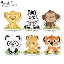 Safari Babies Animals Theme Party Table Centerpiece Decorations Baby Shower Kids Event Birthday Party Animal Decoration Supplies 2024 - buy cheap