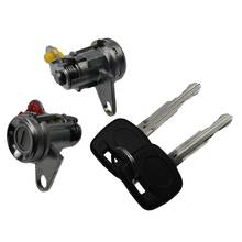 Pair Front Door Lock Cylinder Set Kit with Keys for 95-04 Toyota Tacoma 96-02 Corolla 96-00 RAV4 6905135070,69051-35070 2024 - buy cheap