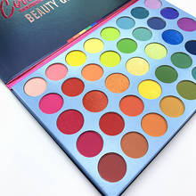 Paleta de sombras de ojos de 60/39/35 colores, sombra de ojos fluorescente perlada mate, cosméticos para ojos fáciles de colorear, TSLM1 2024 - compra barato