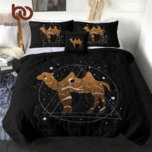 BeddingOutlet Camel Quilt Geometric Summer Blanket Sun Star Bedding Set Desert Air-conditioning Comforter Animal Home Decor 4pcs 2024 - buy cheap